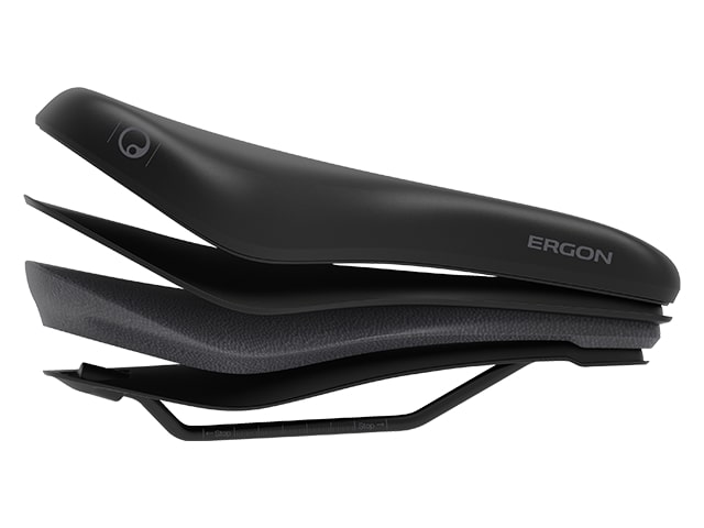 Сідло Ergon SC Core Prime Men M/L, 205 мм, чорно-сіре фото 6