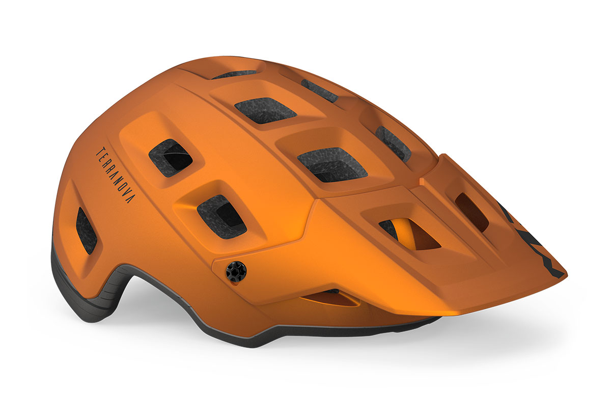 Шлем Met TERRANOVA MIPS CE размер M (56-58), orange titanium metallic matt, оранжево-серый металлик матовый фото 
