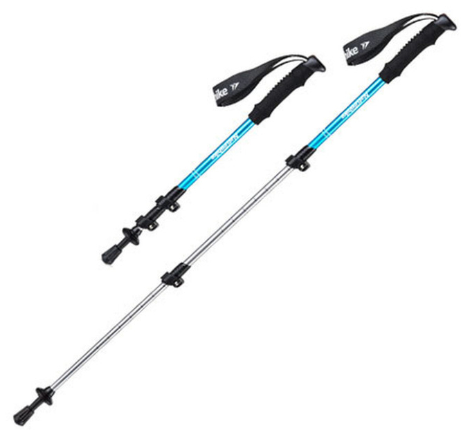 Трекінгова палиця Naturehike NH17D001-Z Boy, 3 секції, 50-100 см, блакитна, 1 шт фото 