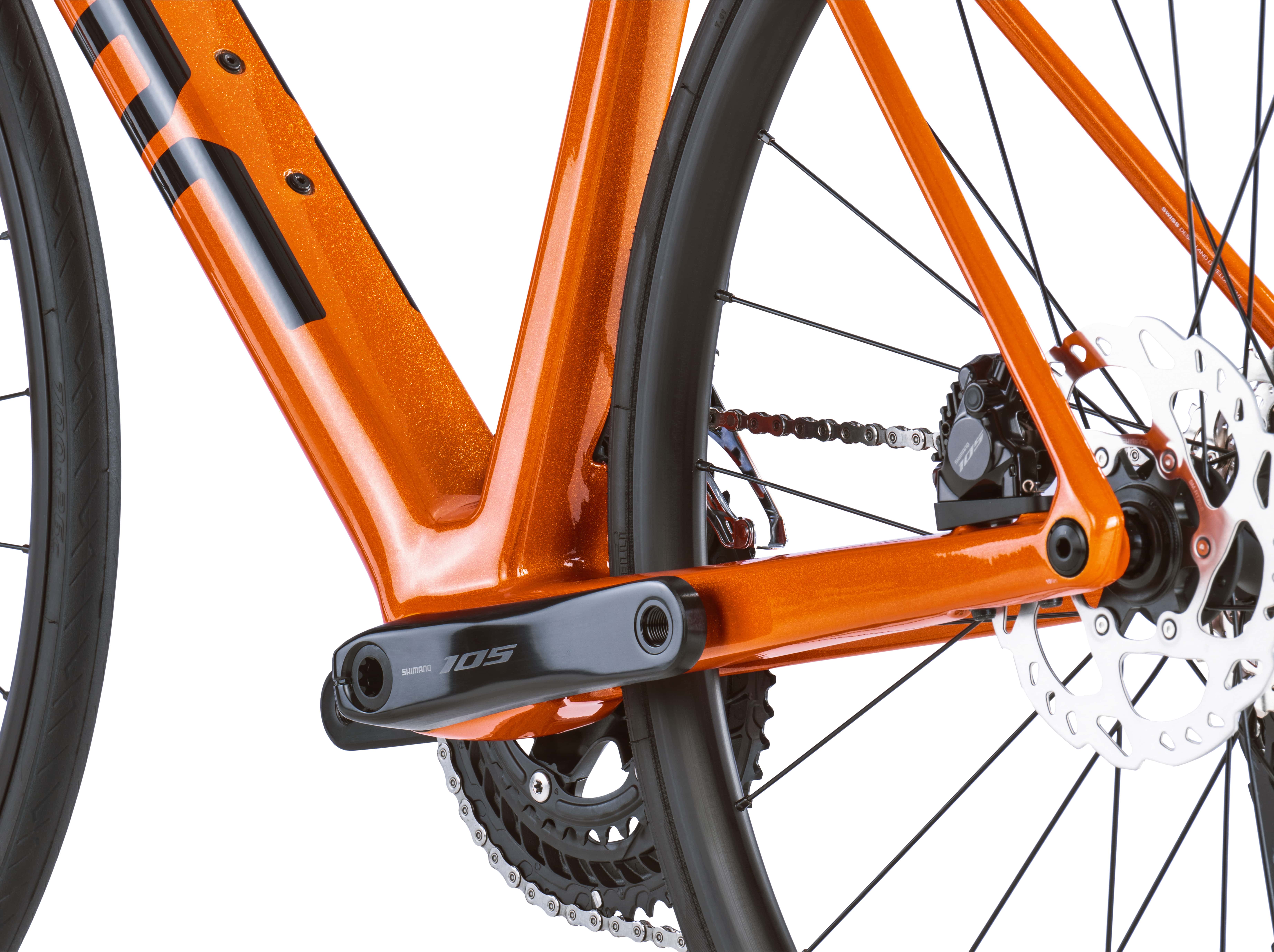 Велосипед 28" BMC TEAMMACHINE SLR FOUR рама - 54см ora blk sil A5 фото 8