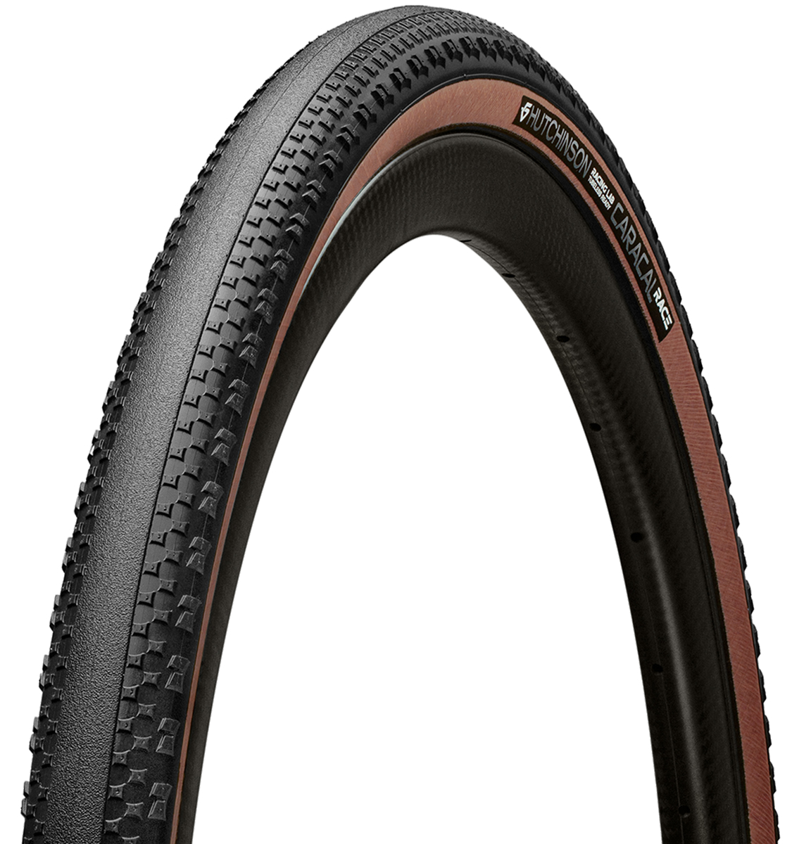 Покришка 700x40C Hutchinson CARACAL RACE, Racing Lab / Tubeless Ready, 127 TPI, Foldable, Tan Walls фото 