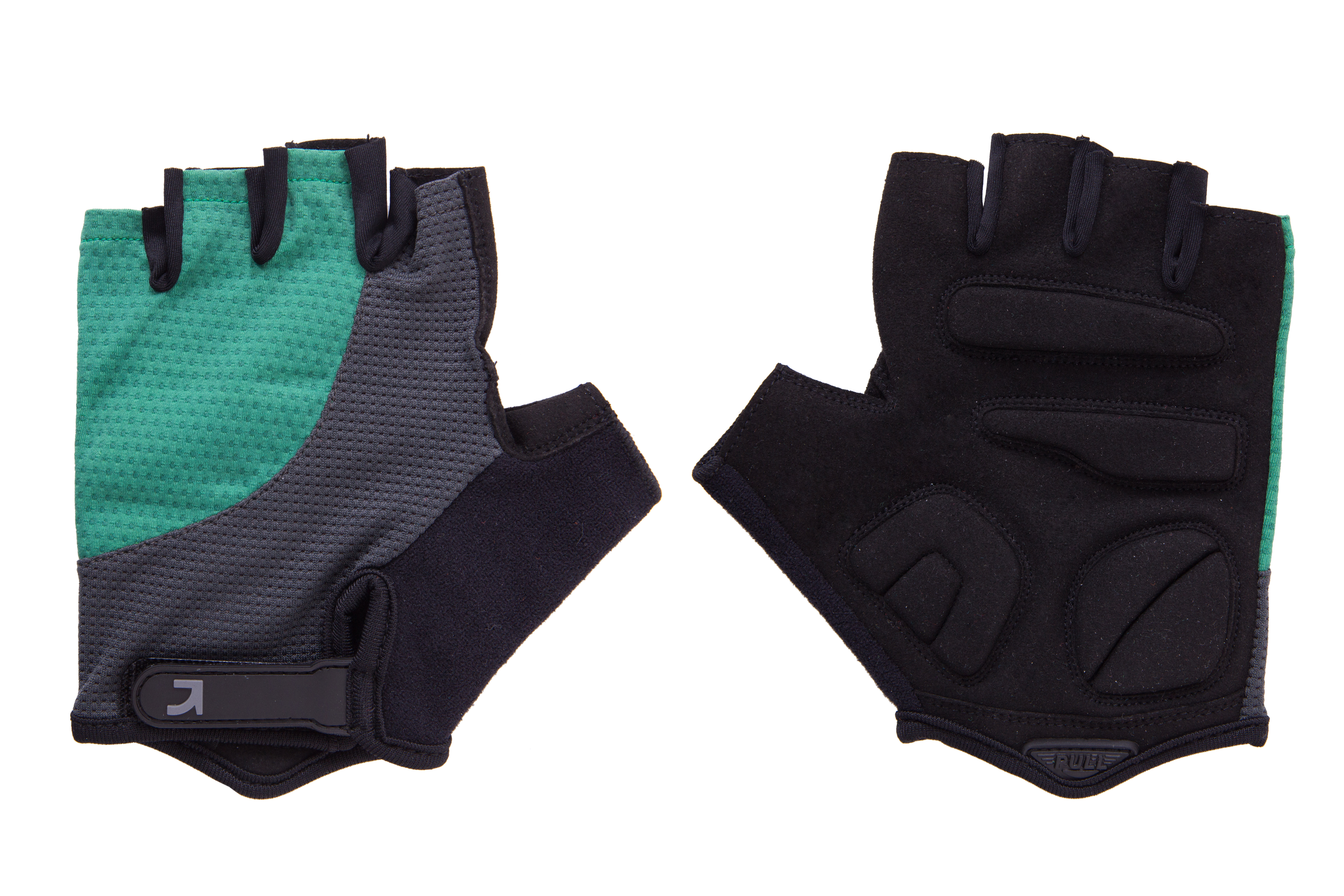 Перчатки Green Cycle Pillow 2 без пальцев S черный/серый/зеленый