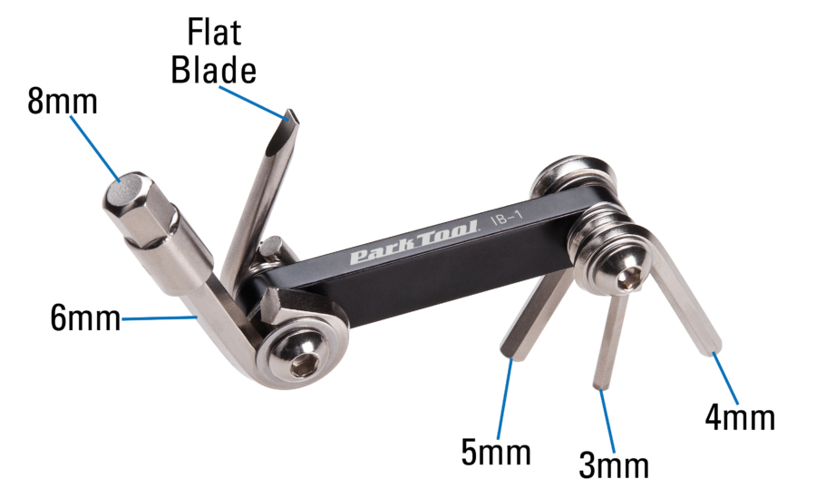 Мультитул Park Tool IB-1 I-Beam 3/4/5/6/8, викрутка фото 3