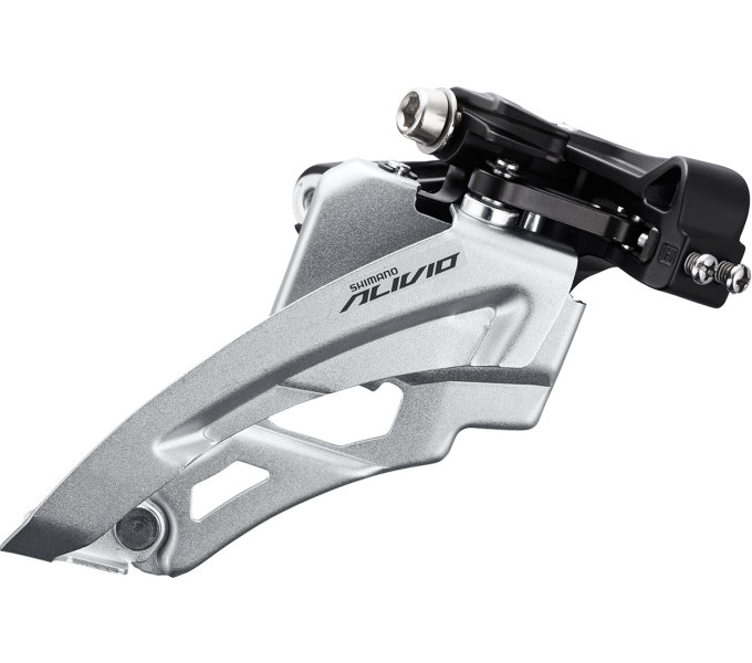 Переключатель пер. Shimano FD-M3100-M ALIVIO MID CLAMP, SIDE SWING, 40T, 34,9/31,8/28,6мм для 3X9 фото 