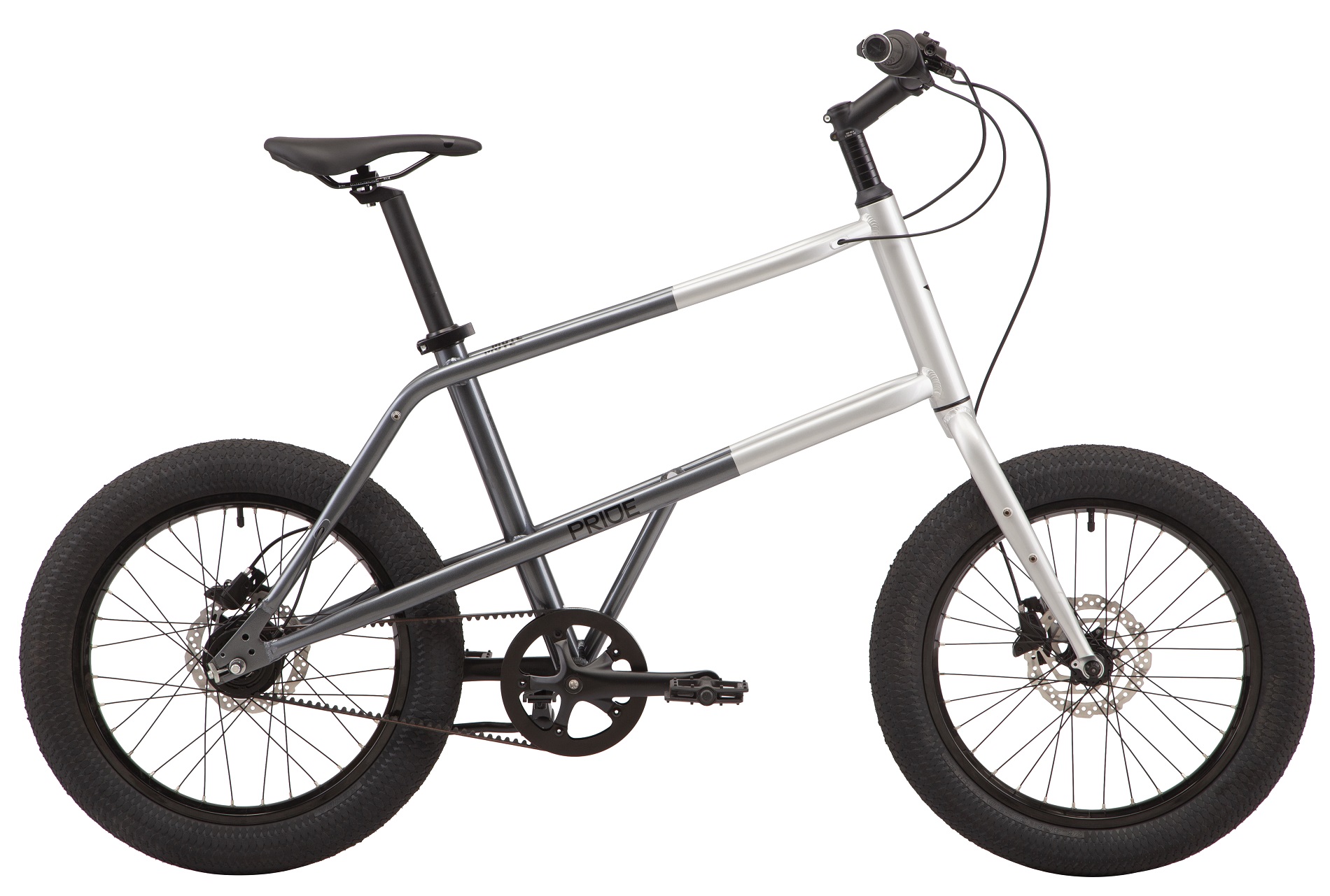 Велосипед 20" Pride MUTE 2.2 GRAY-DARK GRAY A4 фото 