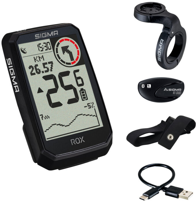 Велокомпьютер Sigma Sport ROX 4.0 Endurance HR Set Black фото 