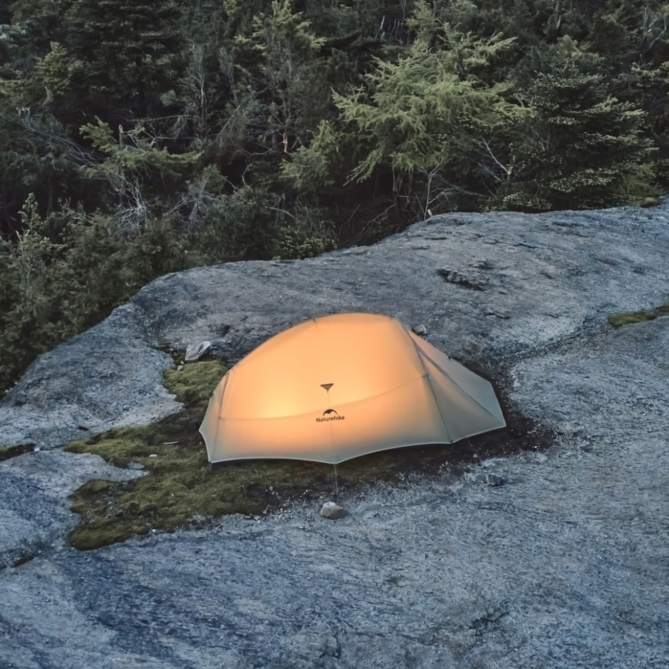 Палатка двухместная Naturehike Cloud Up Pro CNK2350WS020, светло-серая фото 3