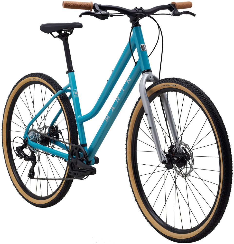 Велосипед 28" Marin KENTFIELD 1 ST рама - S 2021 Gloss Teal/Chrome фото 2