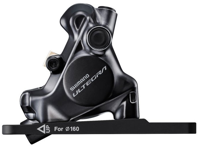 Калипер гидравлических тормозов Shimano BR-R8170-R ULTEGRA, FLAT MOUNT, задний, без адаптера, колодка L03A RESIN  фото 2