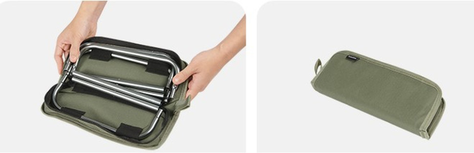 Стілець складаний Naturehike CNK2550JJ011, чорний фото 3