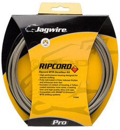 Комплект JAGWIRE Ripcord MCK223 под перекл. DIY - Titanium (трос под перекл.+рубашка+запч.) фото 