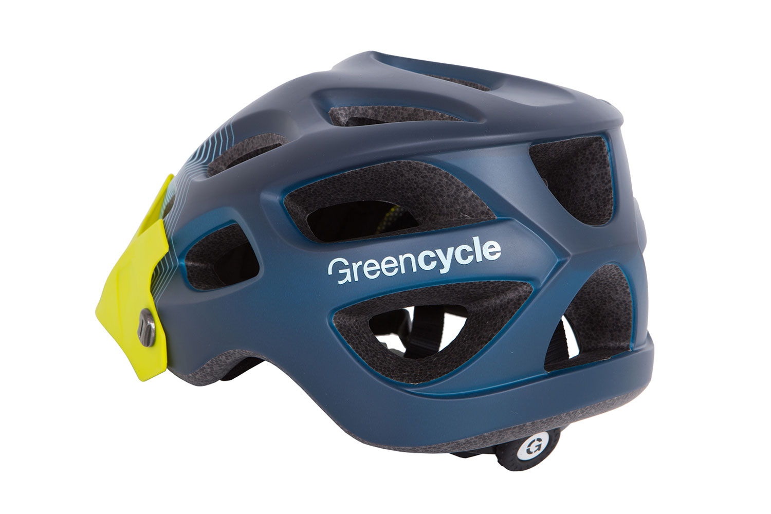 Шолом Green Cycle Slash розмір 58-61см синій-блакитний-жовтий матовий фото 3