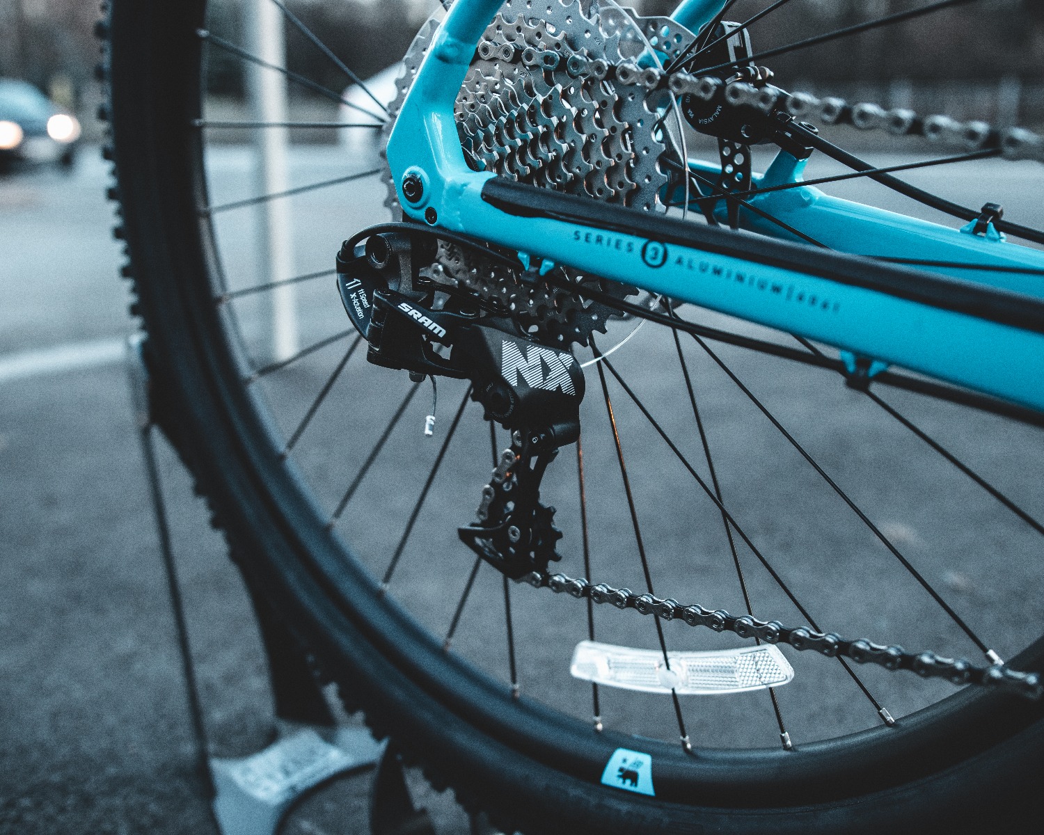 Велосипед 29" Marin TEAM MARIN рама - L Satin Black/Cyan A0 фото 4