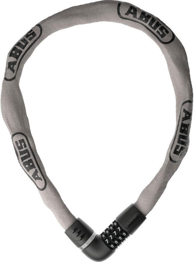 Замок ABUS TRESOR 6807C/110, цепь 7x110, кодовый на 4 цифры, Tec Grey фото 