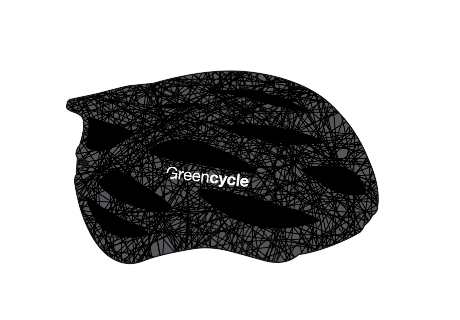 Шлем Green Cycle Alleycat размер 54-58см черно-серый матовый