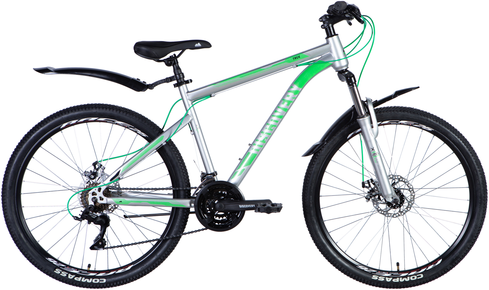 Велосипед 26" Discovery TREK рама - 18" 2024 сріблястий фото 