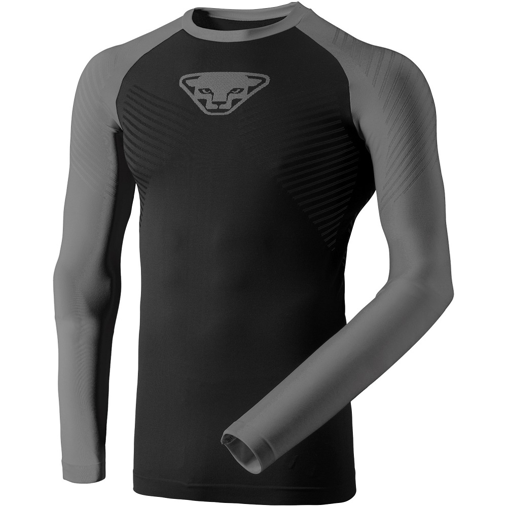 Термофутболка Dynafit SPEED DRYARN M L/S TEE 71056 0731 чоловіча, розмір 50/L, чорна фото 