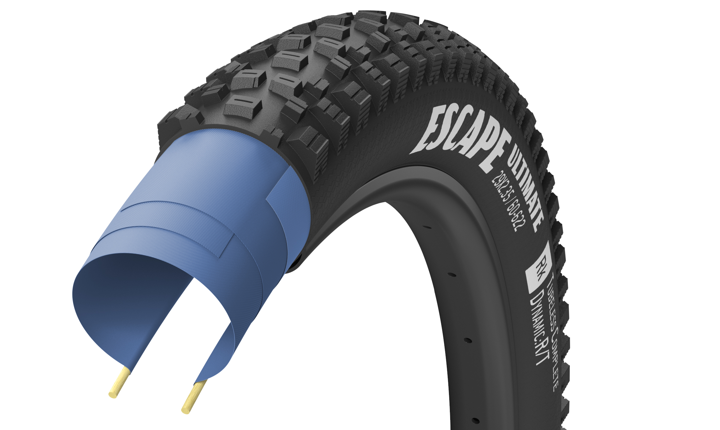 Покрышка 27.5x2.6 (66-584) GoodYear ESCAPE Ultimate Tubeless Complete, Black фото 