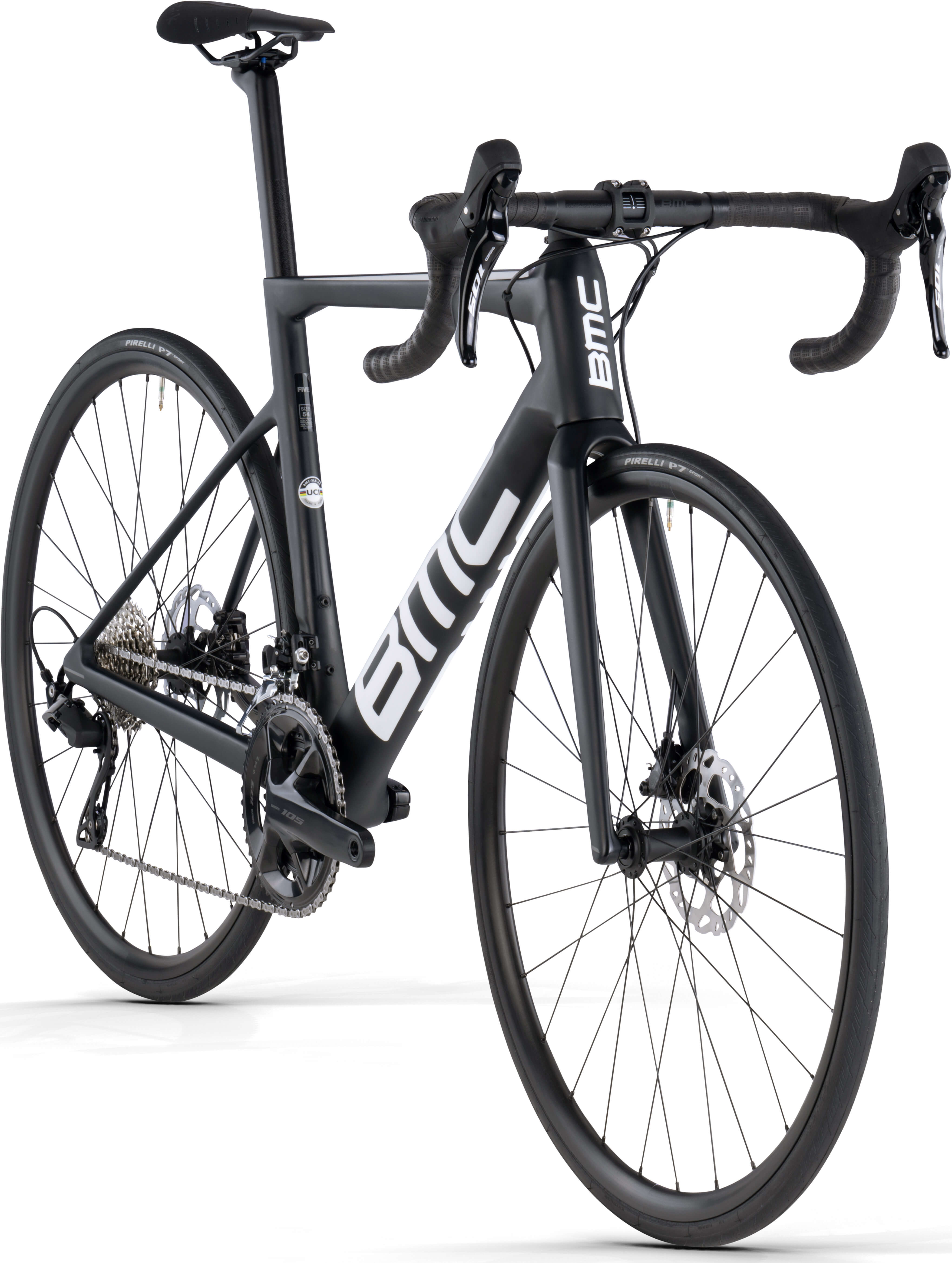 Велосипед 28" BMC TEAMMACHINE SLR FIVE рама - 54см blk wht gry A5 фото 2