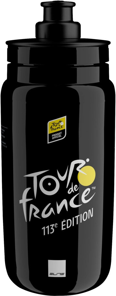 Фляга 0,55 ELITE FLY с картой TOUR DE FRANCE 2026, черная фото 