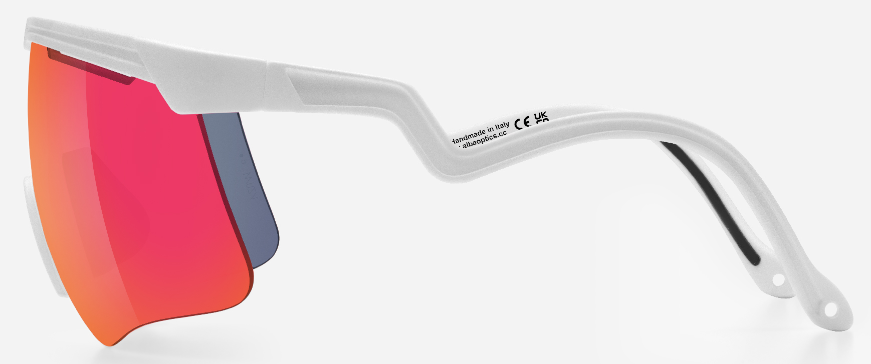 Окуляри Albaoptics DELTA White VZUM F-Lens Fire фотохромні фото 5