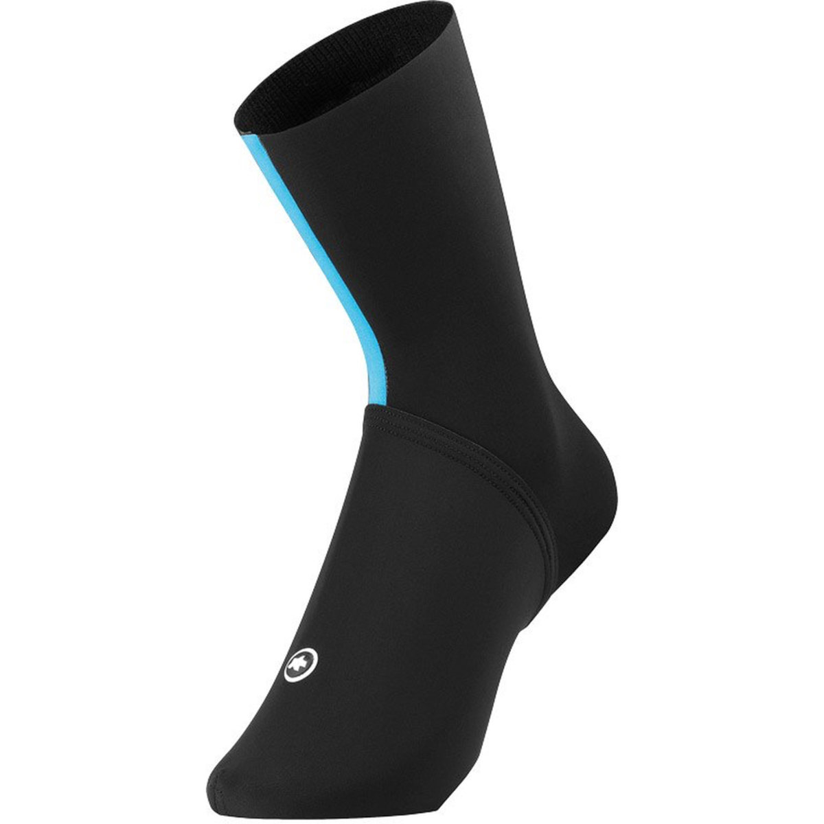 Бахіли ASSOS Assosoires Booties Winter Black Series, чорні з синім, розм. I/40-43 фото 