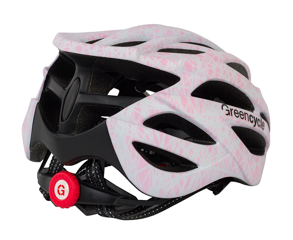 Шлем Green Cycle Alleycat размер 54-58см серо-розовый фото 2