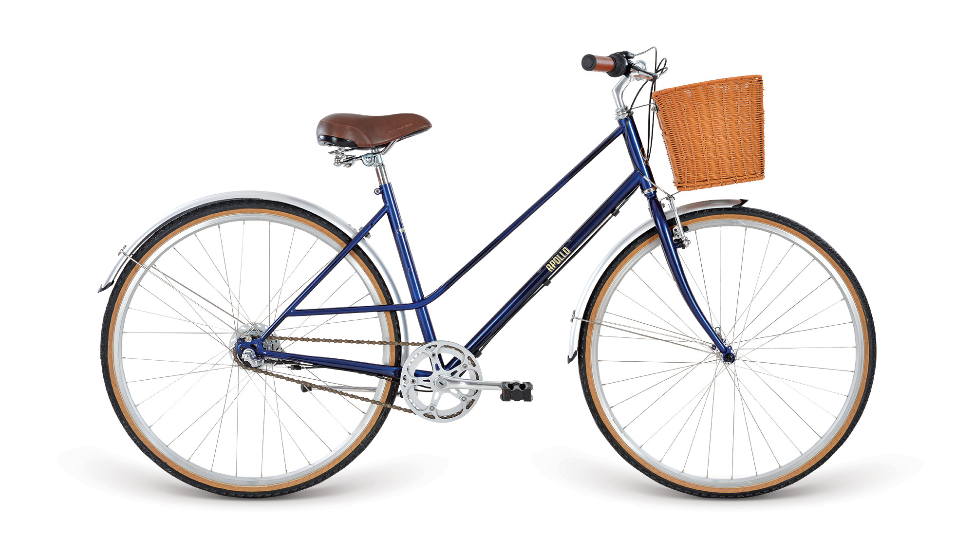 Велосипед 28" Apollo Vintage 3 рама - M gloss Blue / gloss Chrome фото 