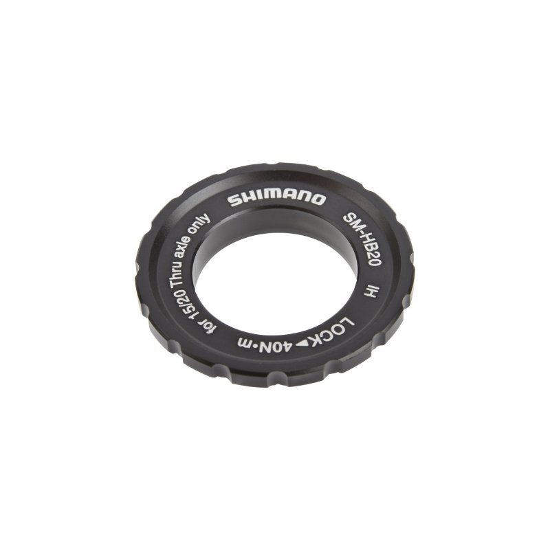 Стопорное кольцо Shimano LOCK RING, SM-HB20, внеш. монтаж ось 12/15/20мм THRU AXLE (OEM) фото 