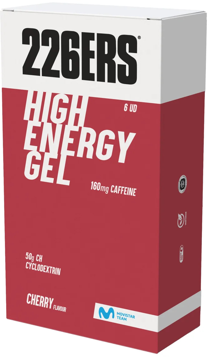 Гель 226ERS High Energy 6x76g CAFFEINE 160 mg CHERRY фото 