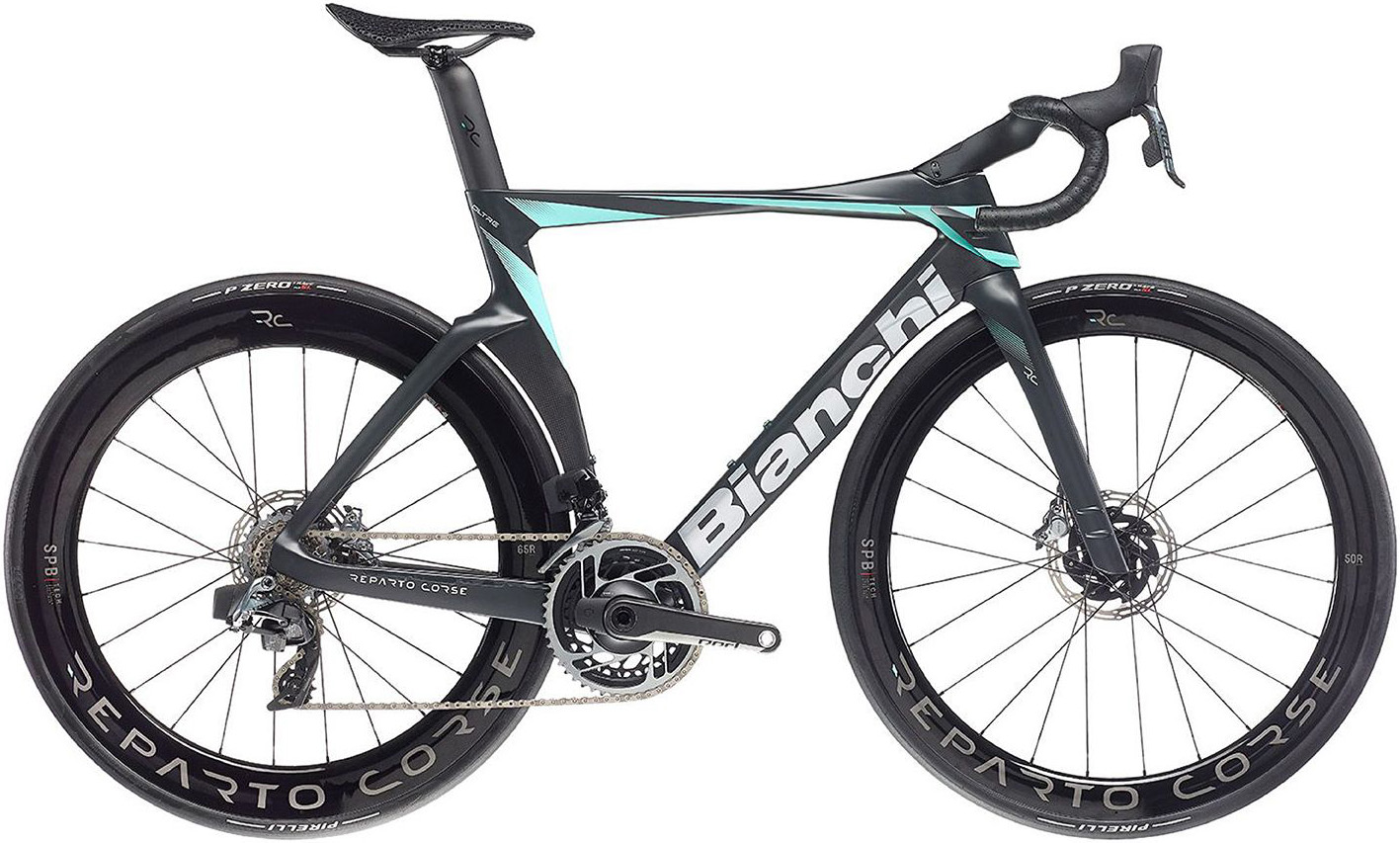 Велосипед 28" Bianchi OLTRE RC Red eTap AXS рама - 57 см Graphite Carbon/CK16 Matt A3 фото 