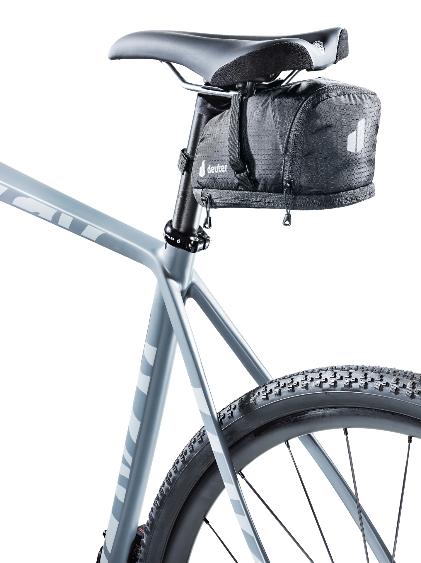 Сумка підсідельна DEUTER Bike Bag 1.1 + 0.3, чорна, 10x10x19 см, 80 г фото 2