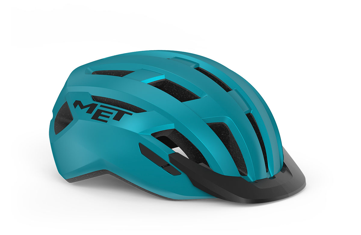 Шлем Met ALLROAD MIPS CE размер M (56-58), teal blue matt, бирюзовый матовый фото 