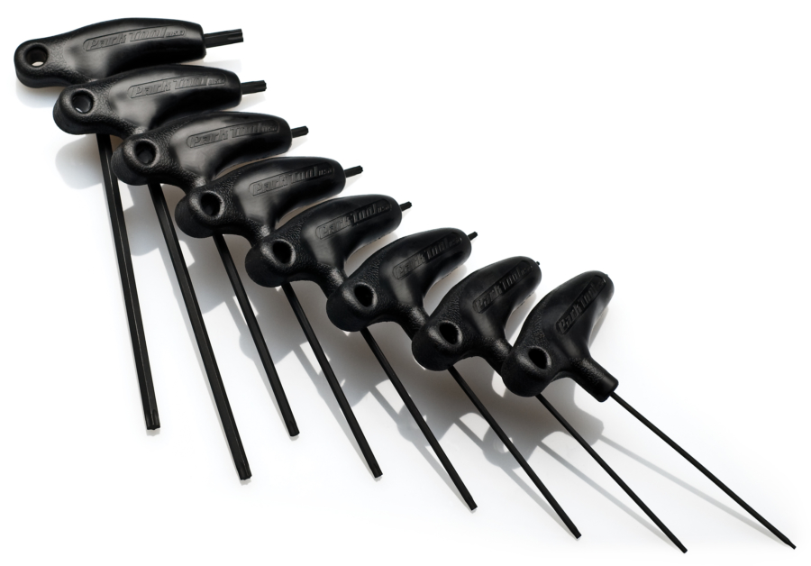 Набор торксов Park Tool с Р-рукоятками, 8шт (T6, T8, T10, T15, T20, T25, T30 и T40)