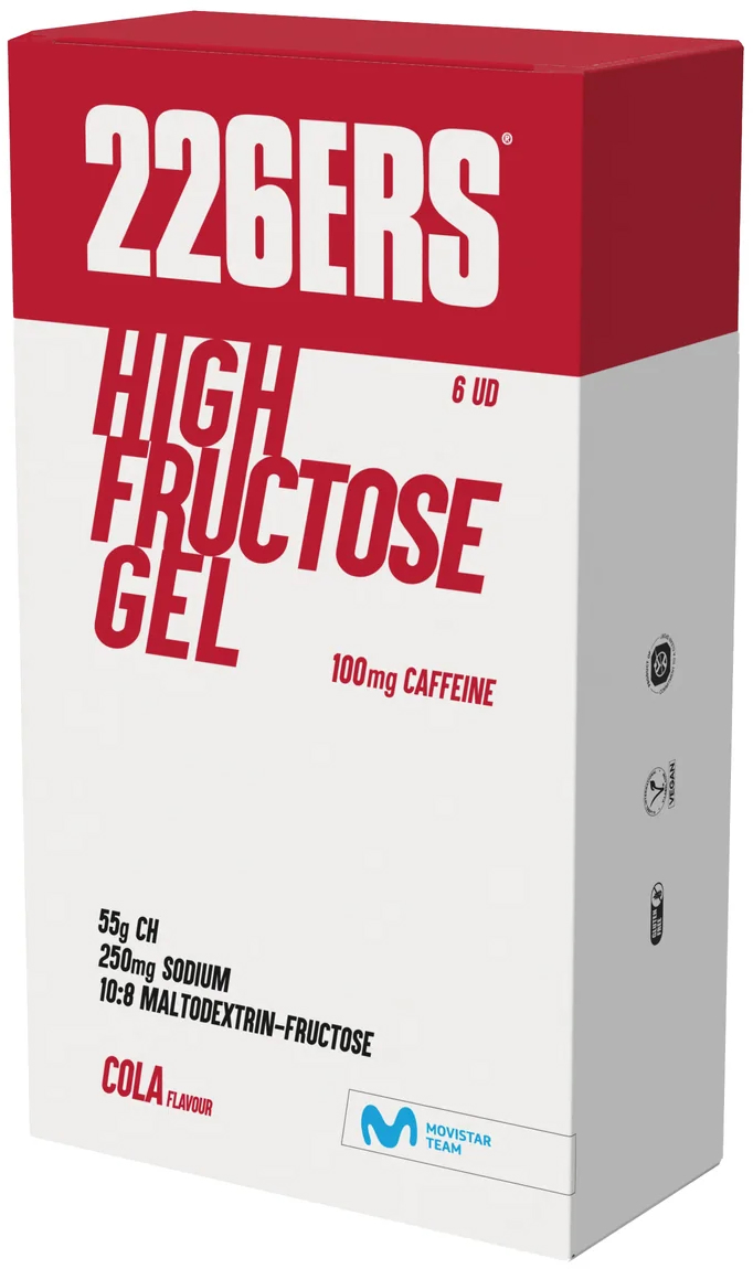 Гель 226ERS High FRUCTOSE 6x80g CAFFEINE 100mg COLA фото 