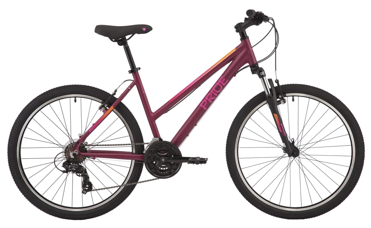 Велосипед 26" Pride STELLA 6.1 рама - M бордовий A2 фото 