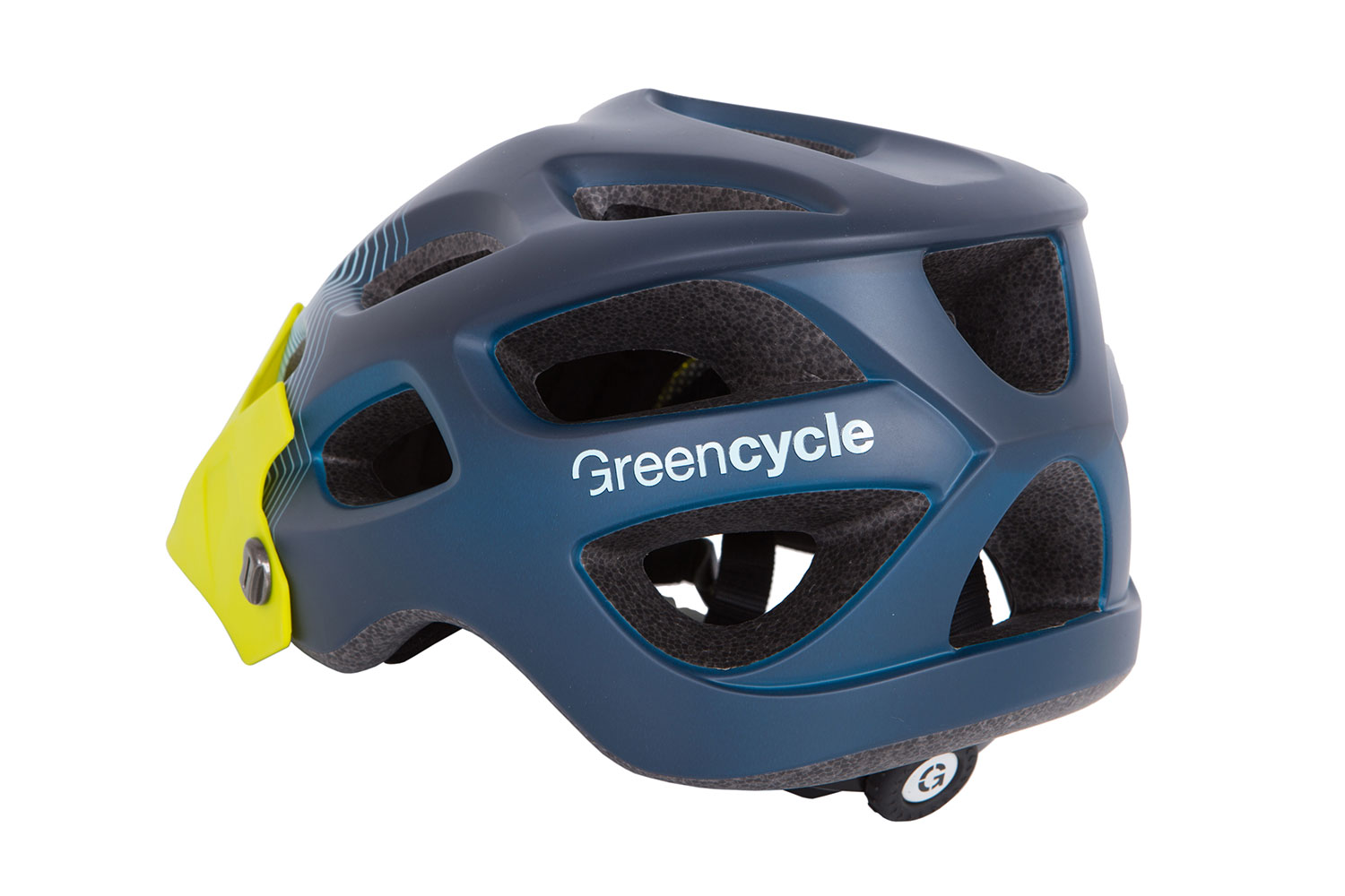 Шолом Green Cycle Slash розмір 54-58см синій-блакитний-жовтий матовий фото 3