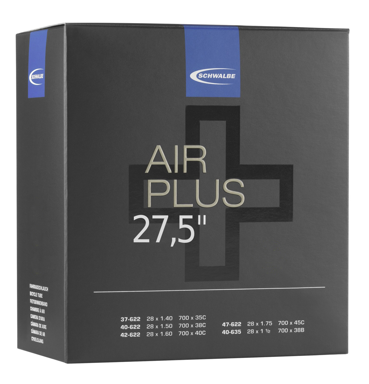 Камера 27,5" (40/62-584) Schwalbe AV21AP AIR PLUS 40/62-584 IB AGV 40mm фото 