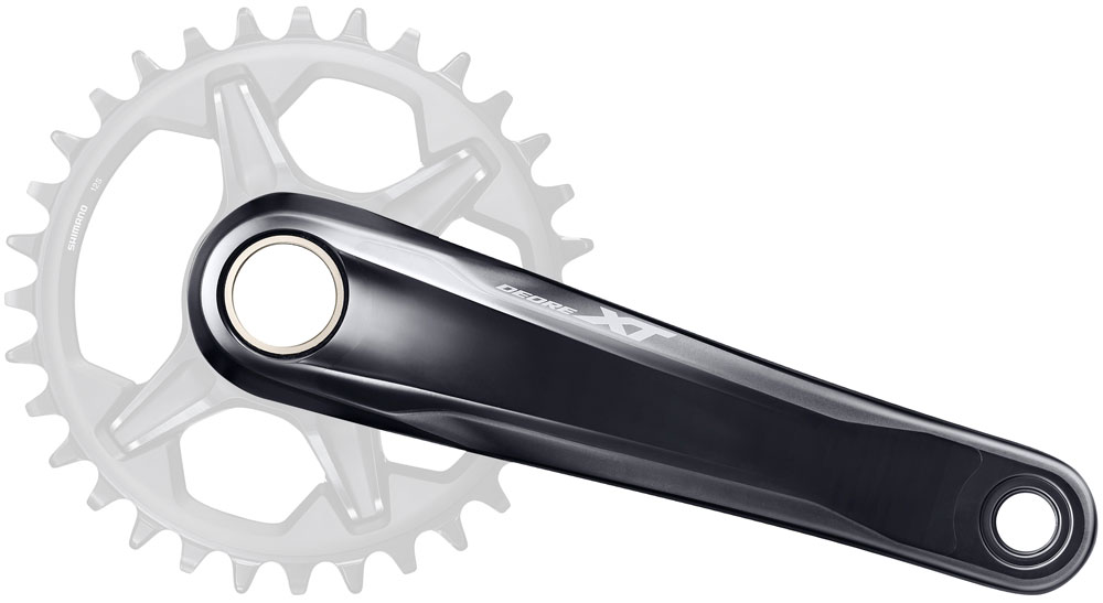 Шатуны Shimano FC-M8120-1 DEORE XT, Hollowtech II, 175 мм, CL-55 мм, без звезды, без каретки фото 