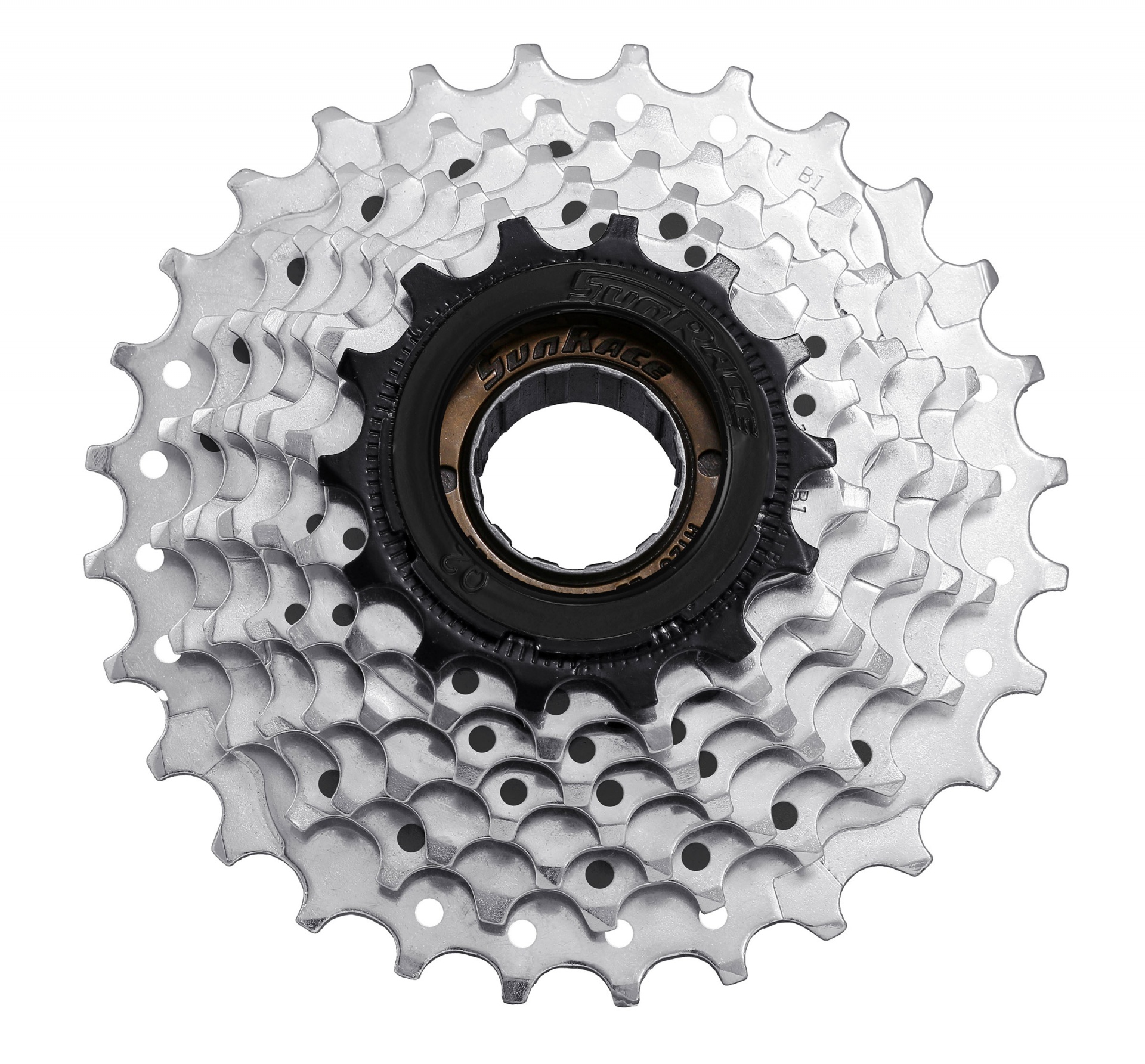 Трещотка инд. SUN RACE M2A 7-k 14-28T Zinc+Black фото 