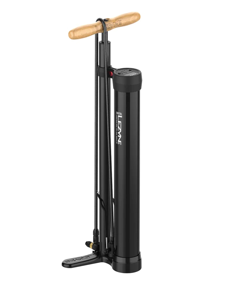 Насос напольный Lezyne DIGITAL PRESSURE OVER DRIVE, 220psi, черный фото 
