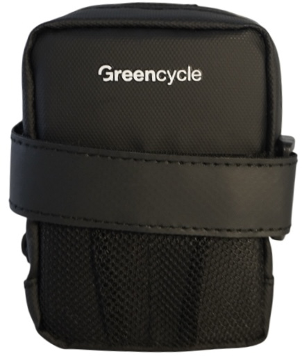 Сумка подседельная Green Cycle Tidy, 11х8х4 см, черный фото 