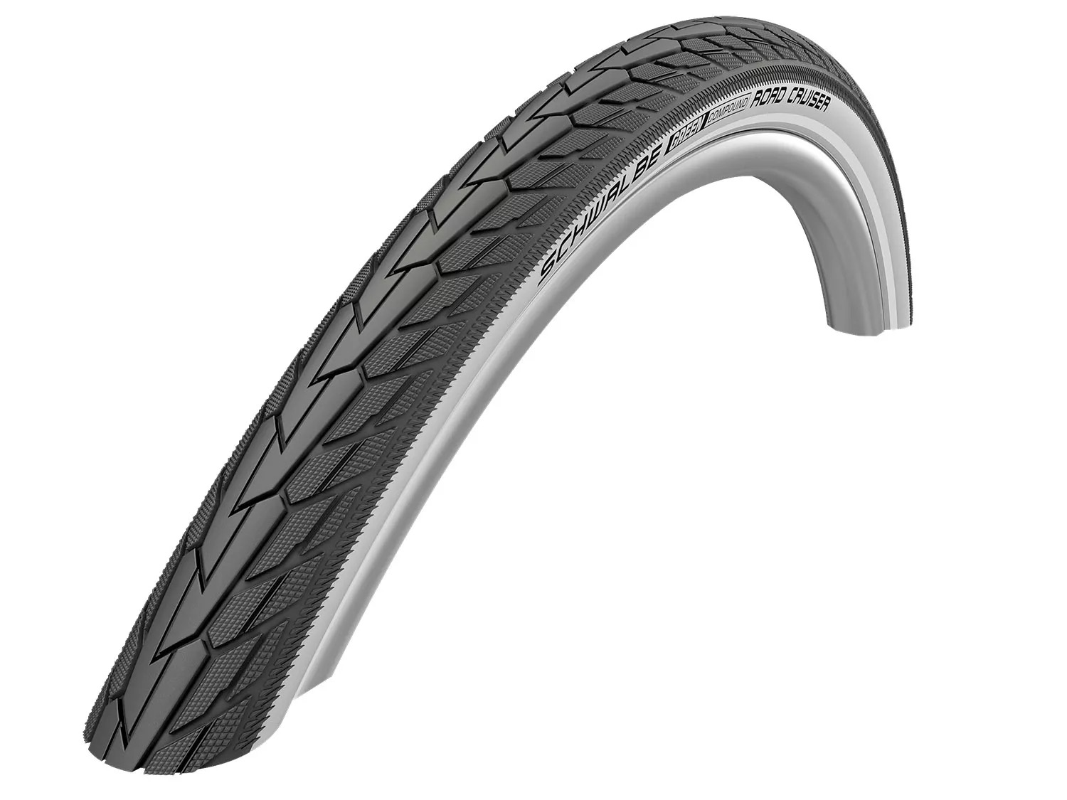 Покришка 28x1.40 (37-622) 700x35C Schwalbe ROAD CRUISER K-Guard Active B / W HS484 GREEN 50EPI фото 
