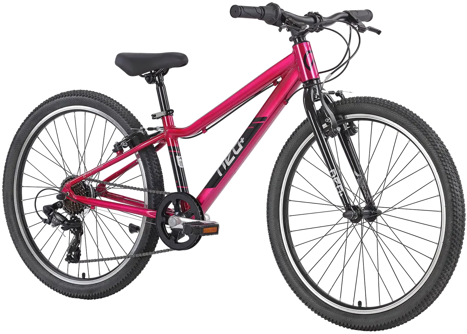 Велосипед 24" Apollo NEO 7s girls Chrome Pink фото 2