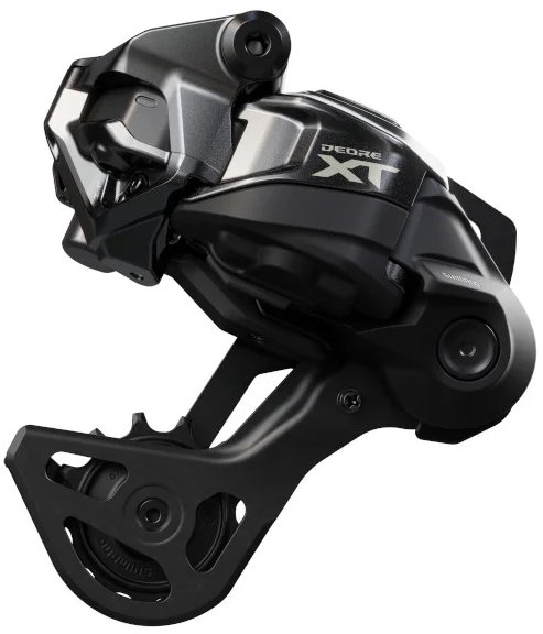 Переключатель задн. Shimano RD-M8250-GS Di2 DEORE XT SHADOW+, 1x12-ск., средняя лапка фото 