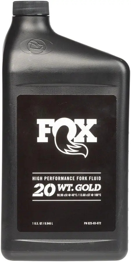 Масло для вилок FOX Racing Shox 20 WEIGHT GOLD BATH OIL FORK FLUID, 20WT, 946 мл фото 