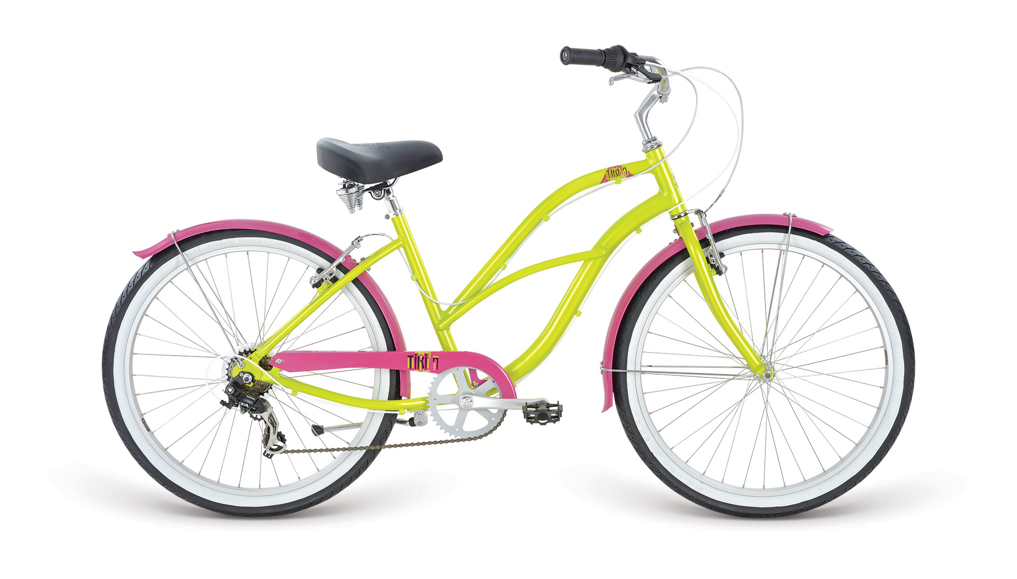 Велосипед 26" Apollo TIKI 7 LADIES gloss Lime / gloss Pink