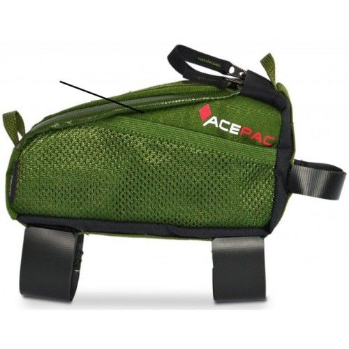 Сумка на раму Acepac FUEL BAG M, зелёная фото 