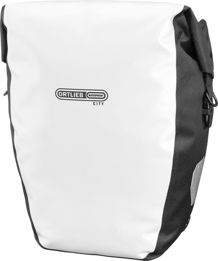 Гермосумка велосипедная Ortlieb Back-Roller City white-black, 20 л фото 