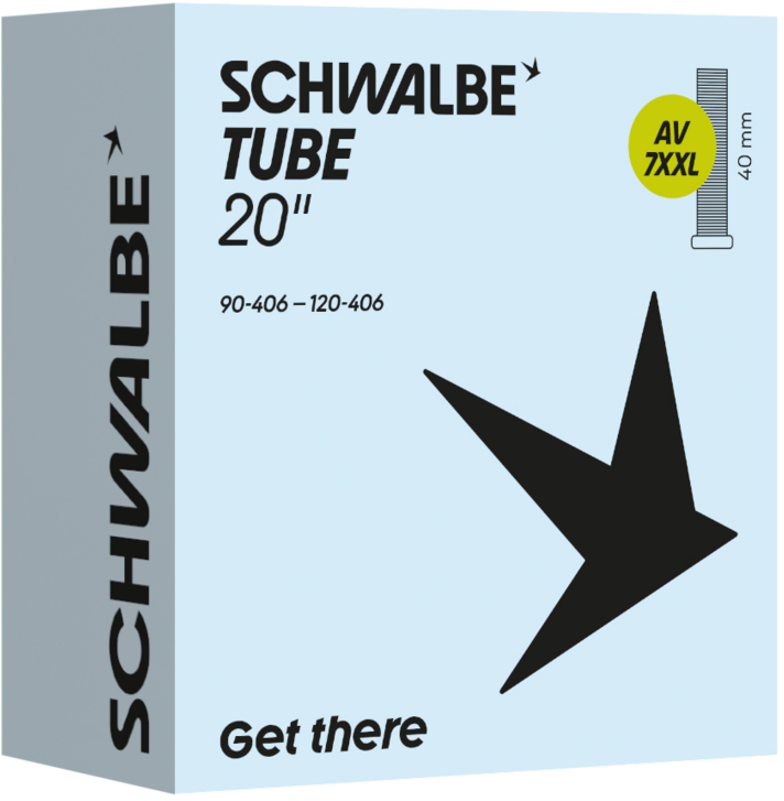 Камера 20" (90/120-406) Schwalbe AV7XXL 40мм фото 